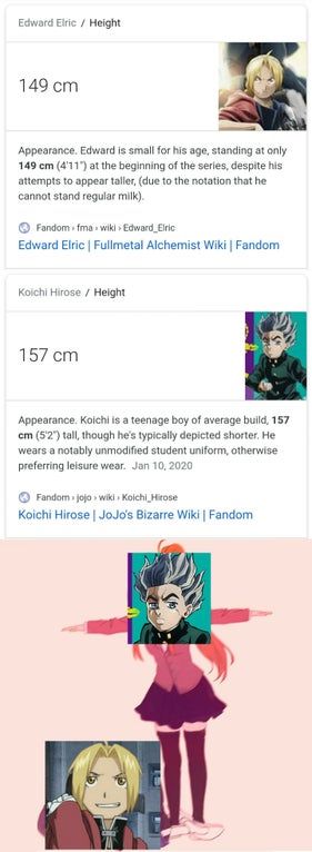 height is relative to standing