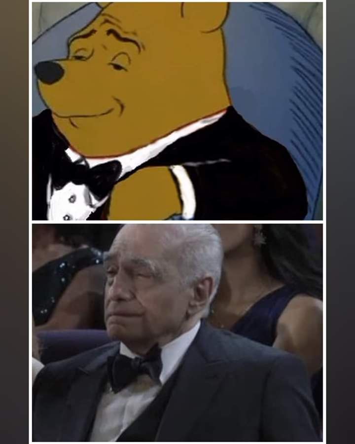 Martin Scorsese is the elegant pooh in real life