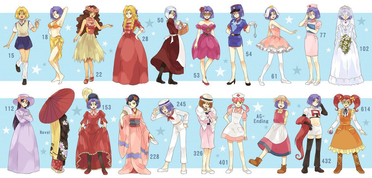 A list of the best pokemon girls and their debut episodes (^:',