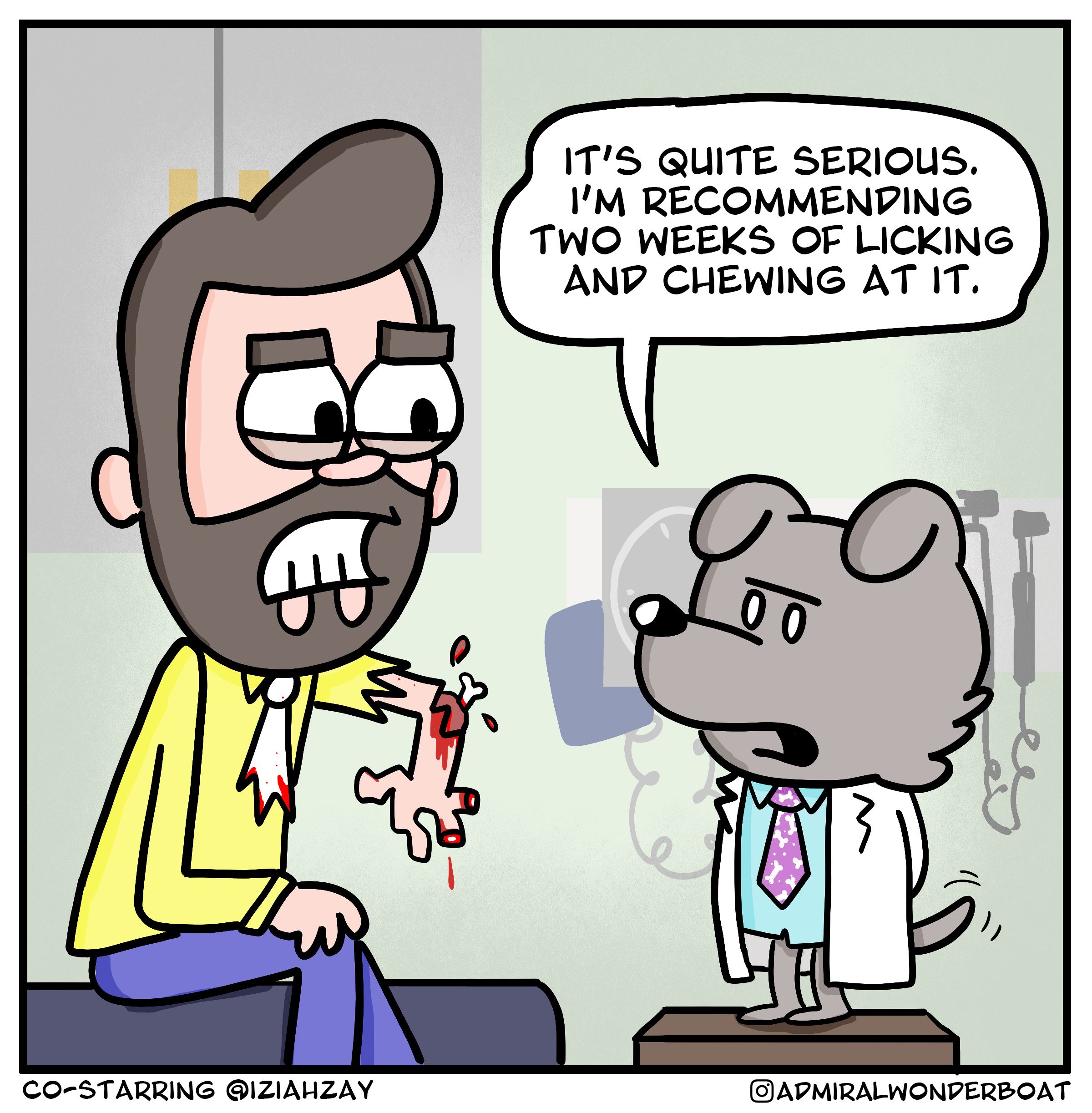 who's a good doctor? you are! yes, you are!