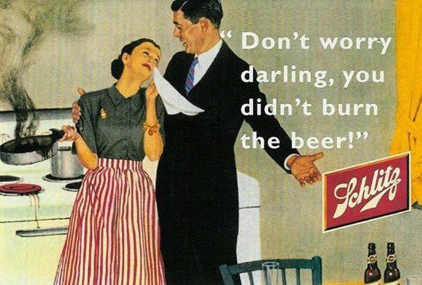 Old beer ad