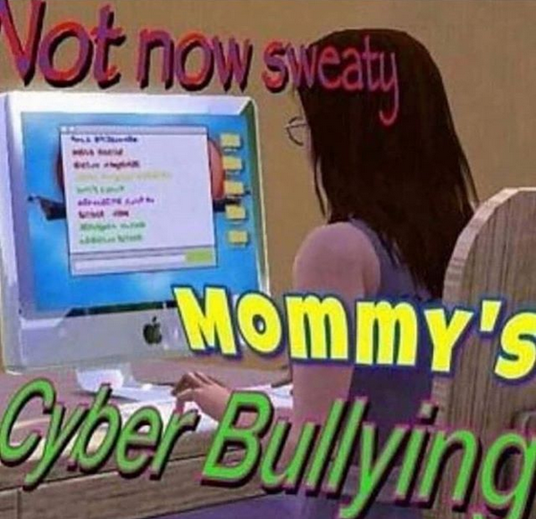 Get cyberbullied nerd.