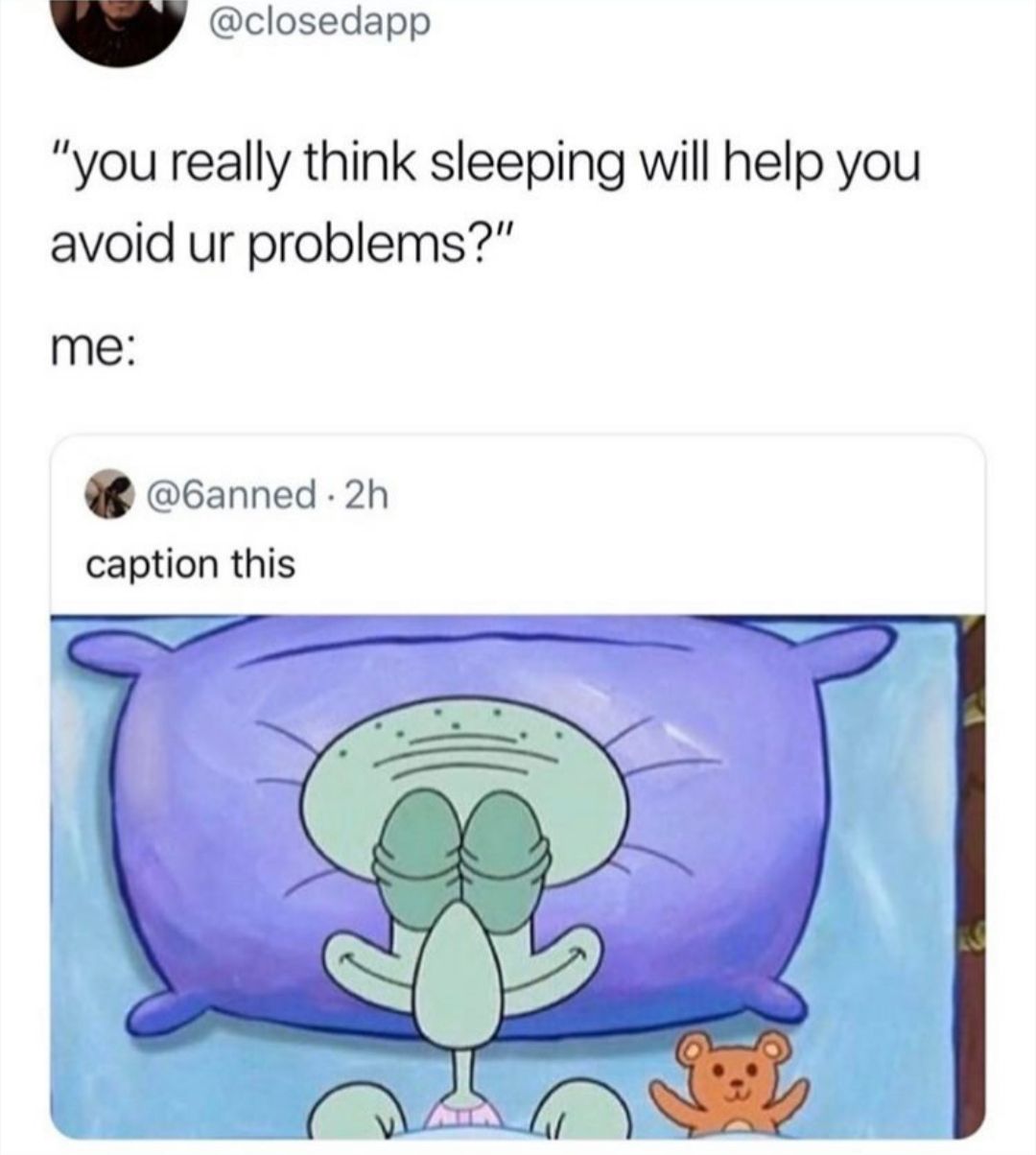 Need to go and avoid my problems now.
