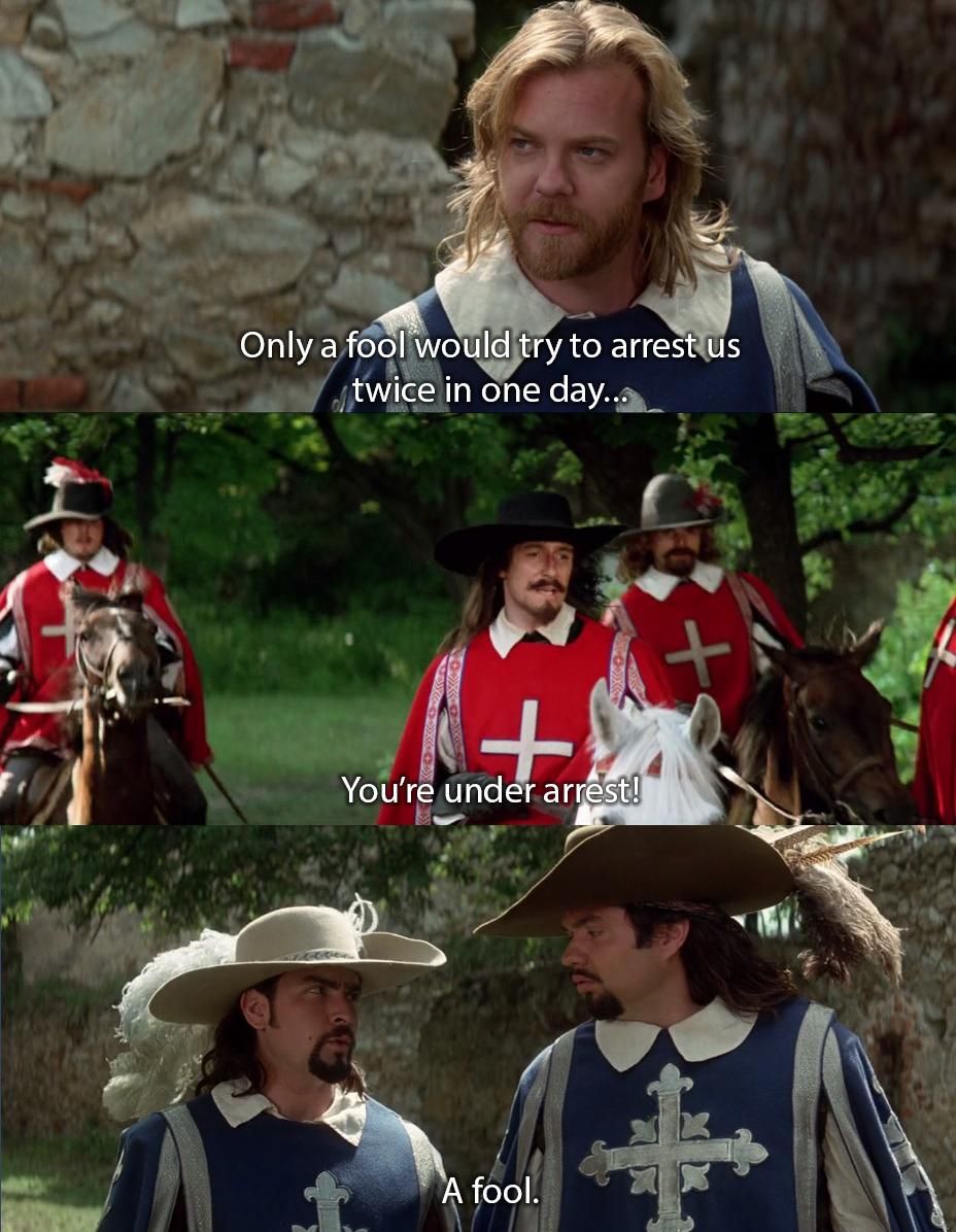 Three Musketeers Still love this movie after all these years!