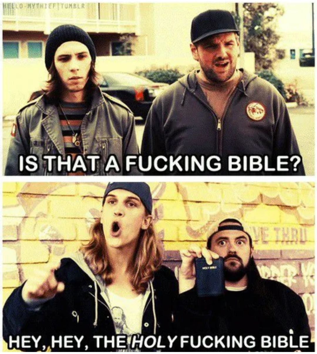 I miss the time when Kevin Smith was funny and My Name is Earl as well