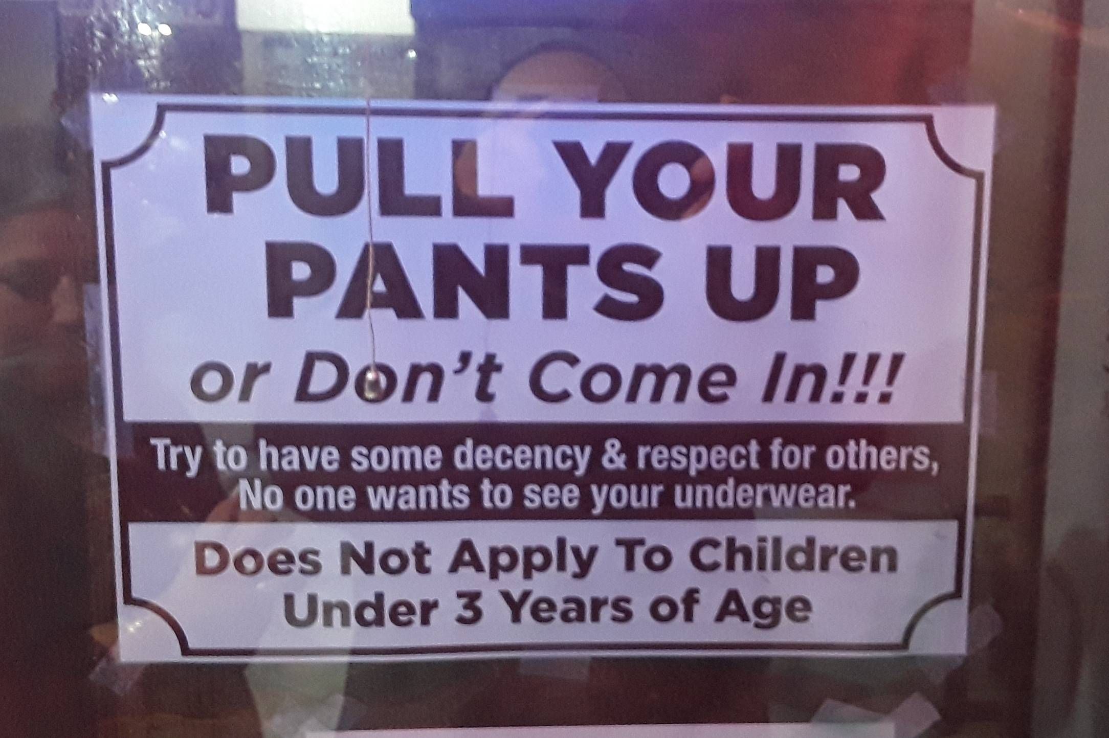 Sign outside my local poolhall