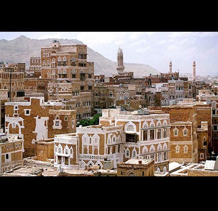 Is it just me or does this Yemen city look like a bunch of gingerbread houses?