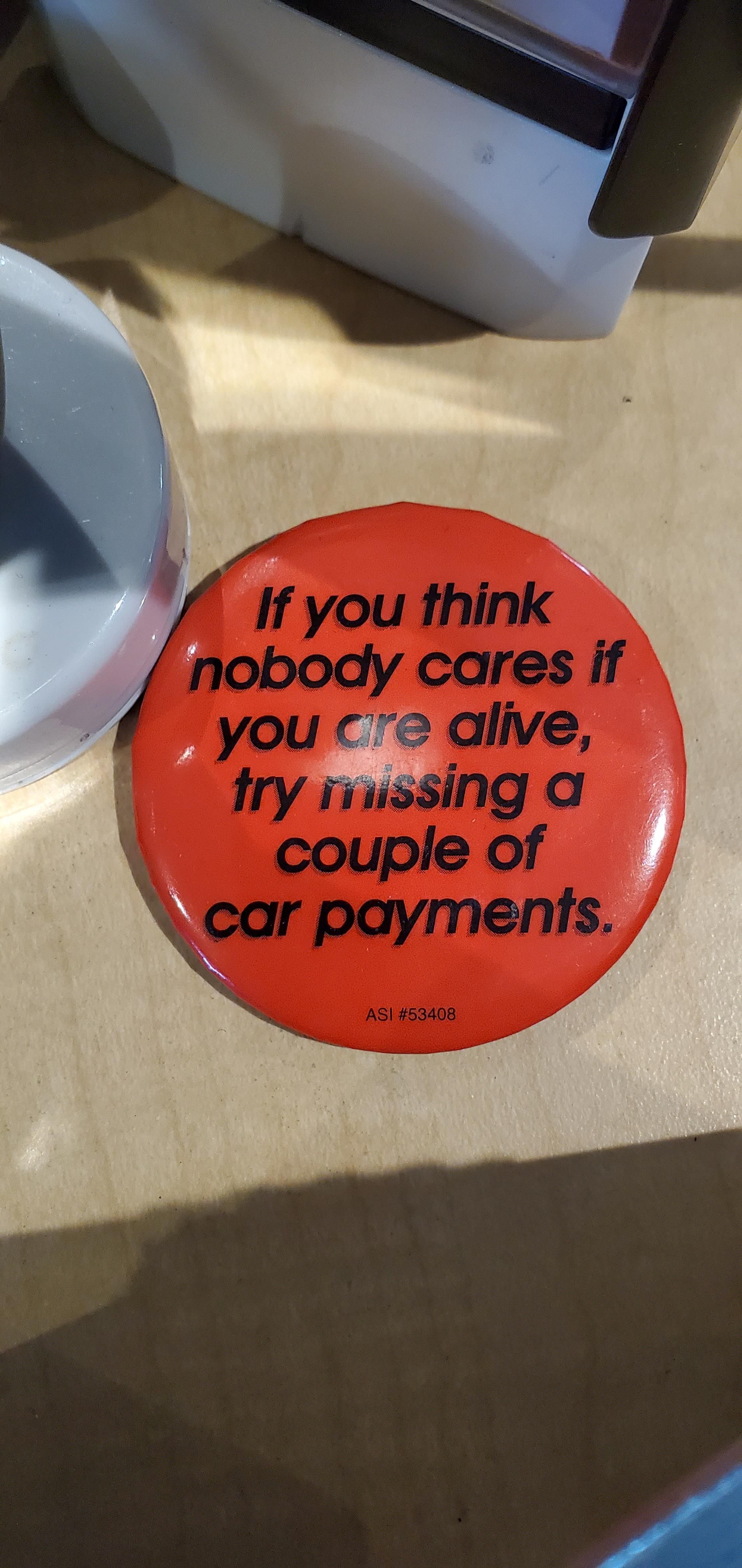 Seen at my local car dealership.