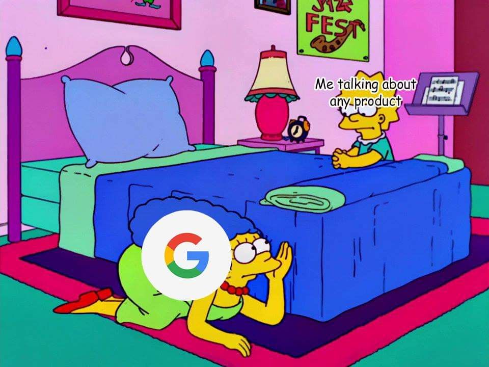 Google's always listening...
