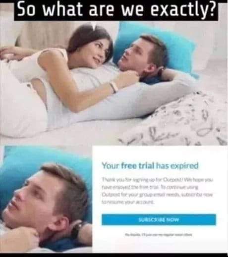 Don't you hate it when that 1 month free trial ends and the subscription begins?