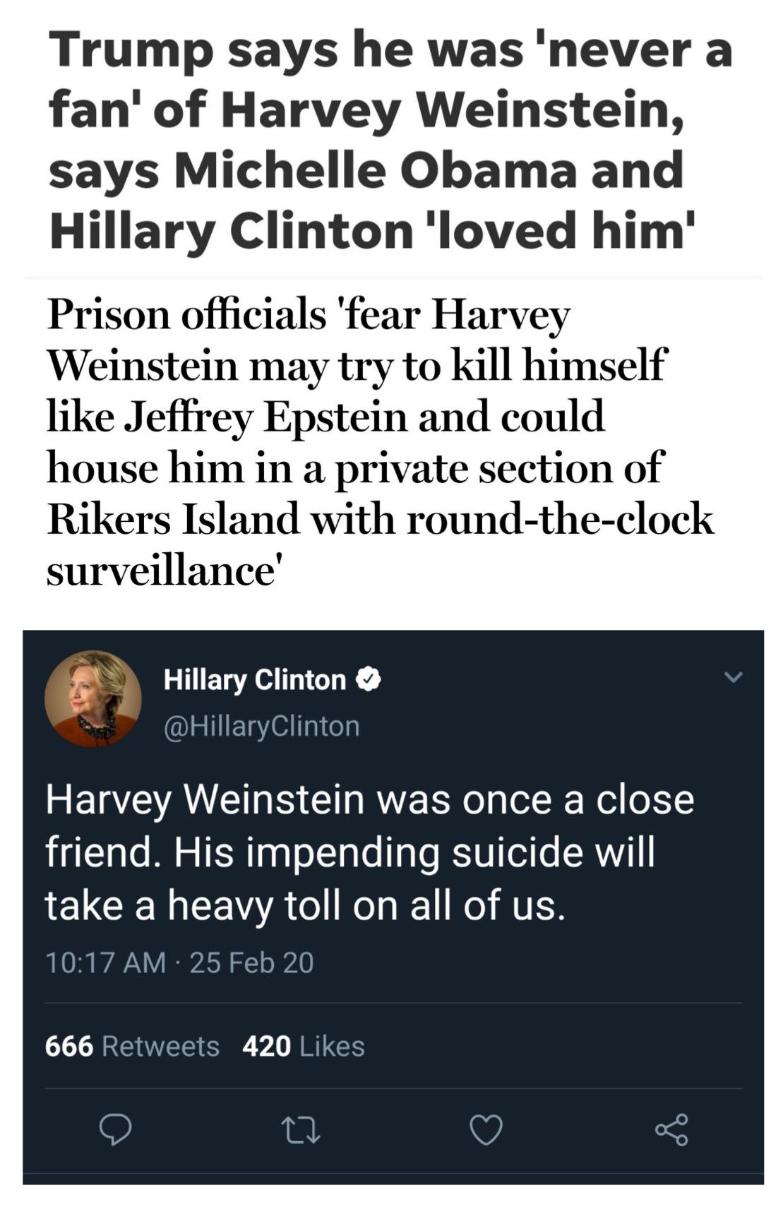 Never cross the Clintons