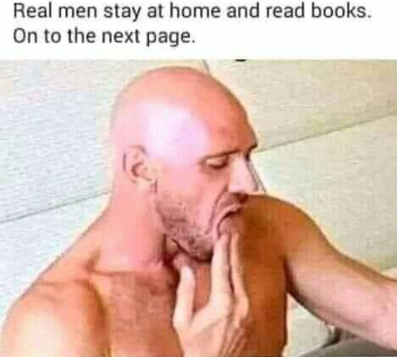 Reading is good for your mind, unlike porn