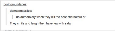 Tea with satan