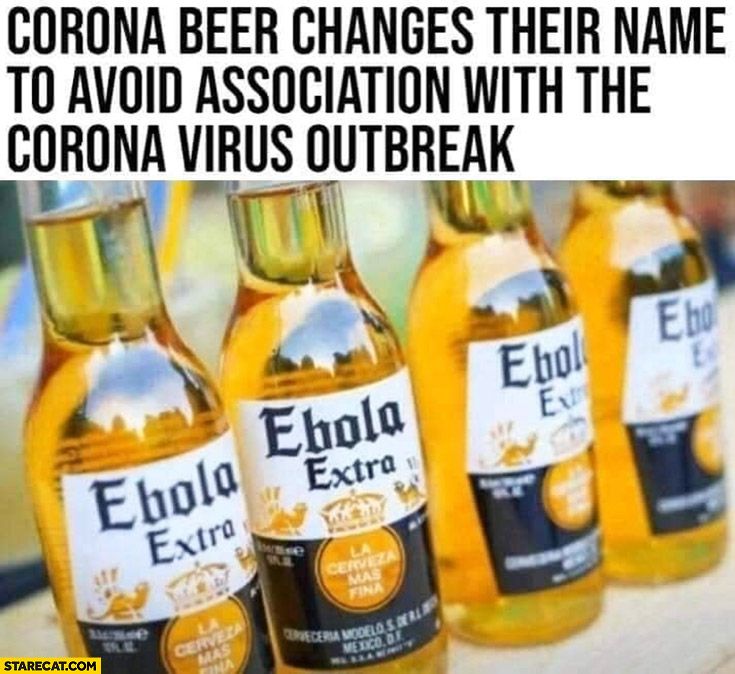 Corona changed their name to prevent association with the outbreak