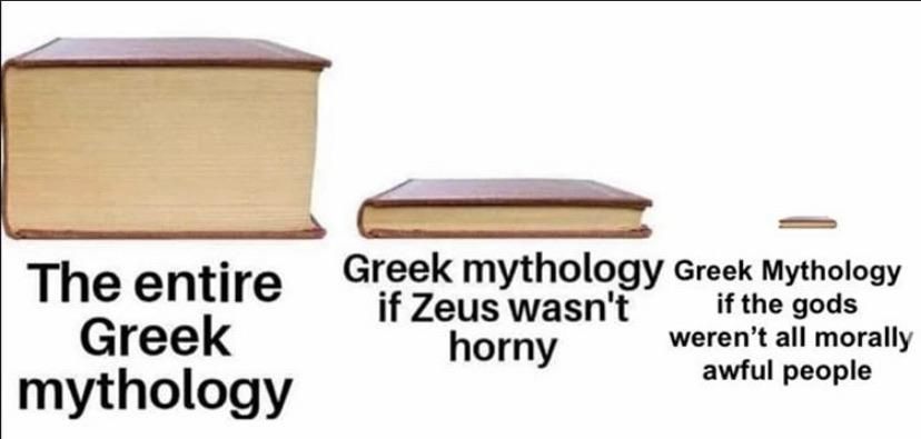 The entire Greek mythology