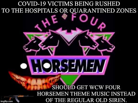Can't we switch ambulance sirens to Rick Flair saying "Wooo" on repeat.