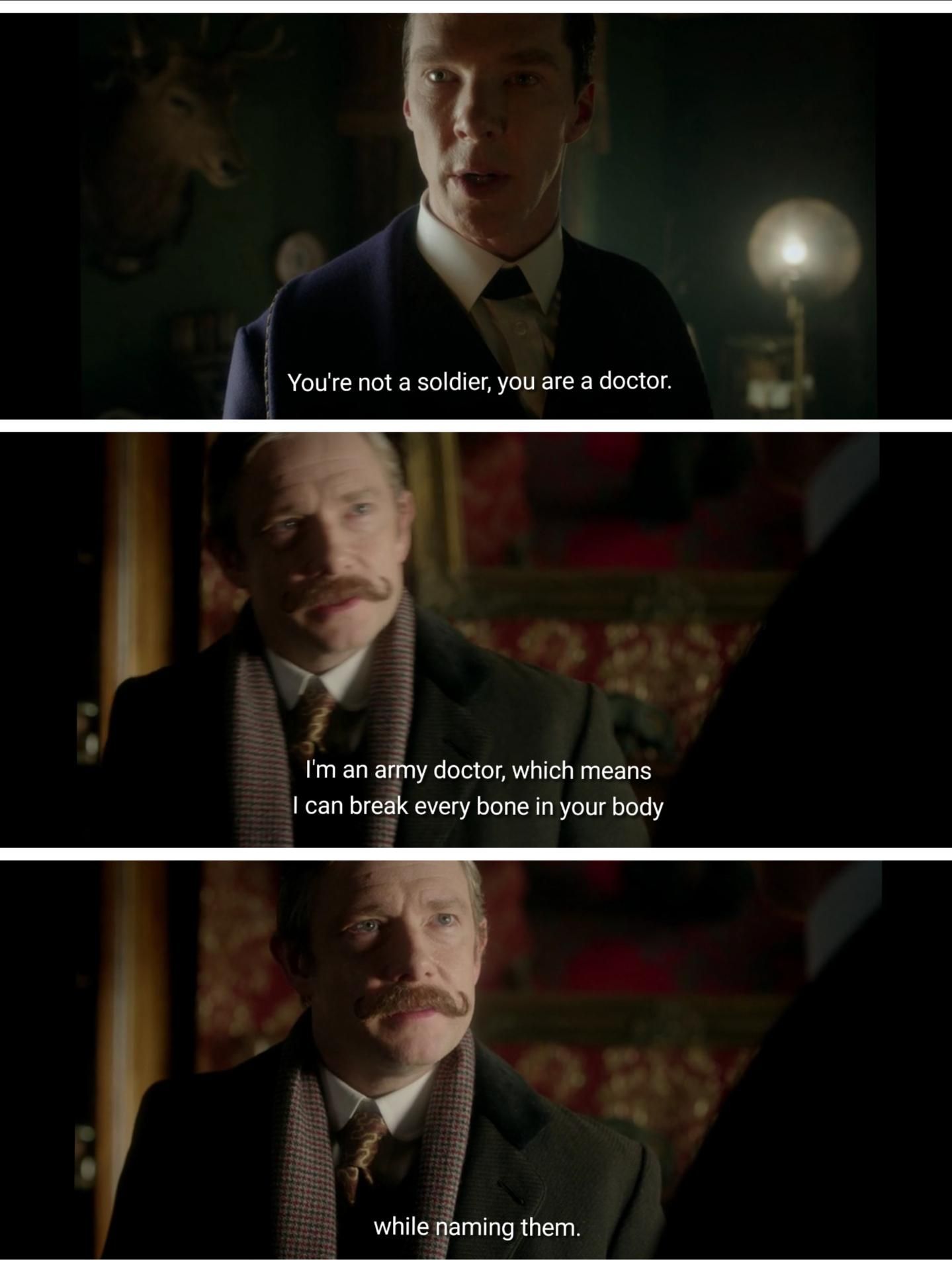 Dr Watson is a badass