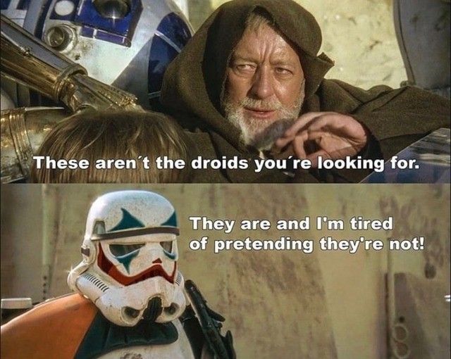 These aren't droids