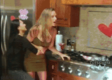 Girls literally fight dirty.