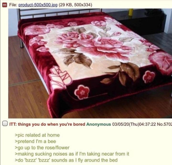 Anon really do /b/ee acting that way