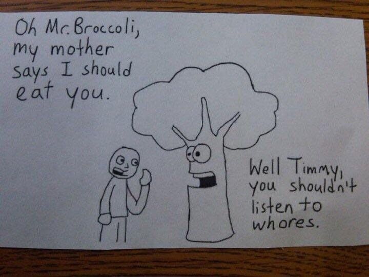 Timmy and Mr.Croccoli