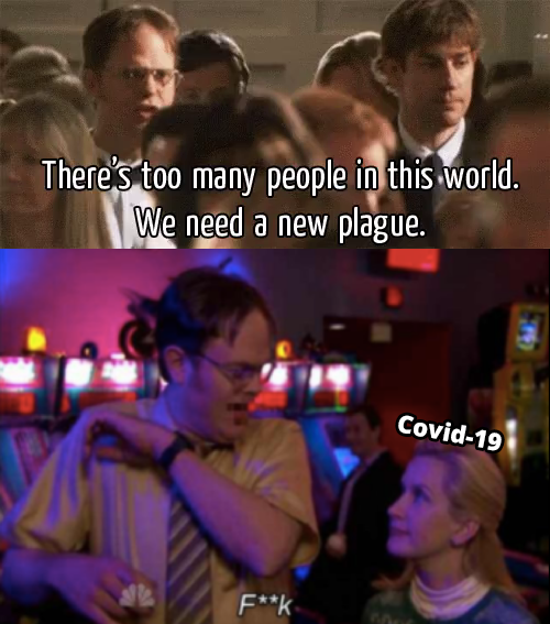 Dwight, you ignorant slut!