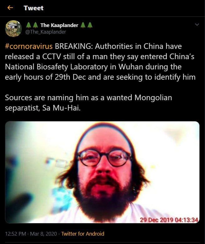 International man hunt underway