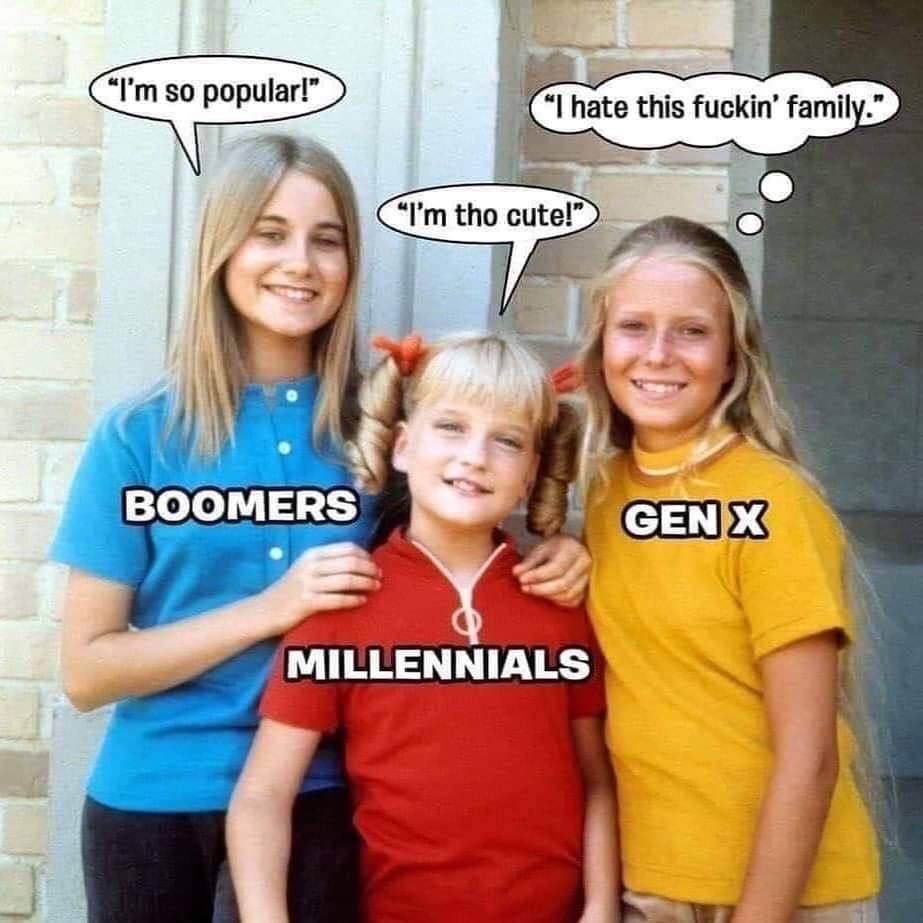 Gen X has middle child syndrome