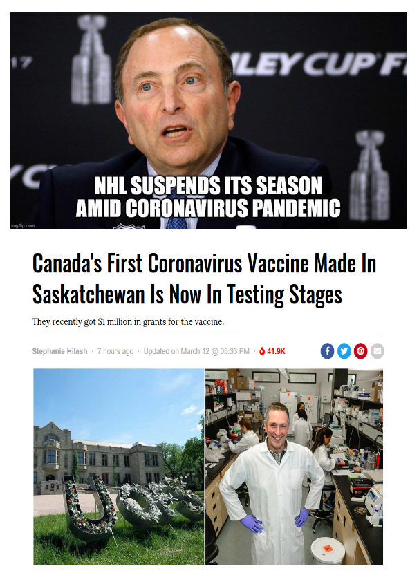 Well, that didn't take long! Don't mess with our hockey, eh!?