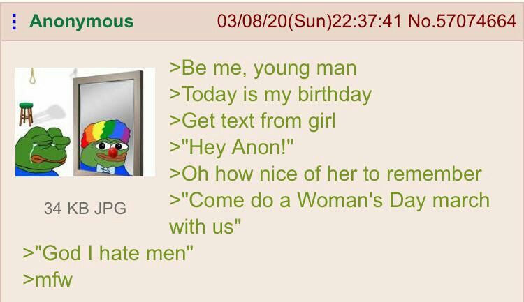 Anon lives in a society