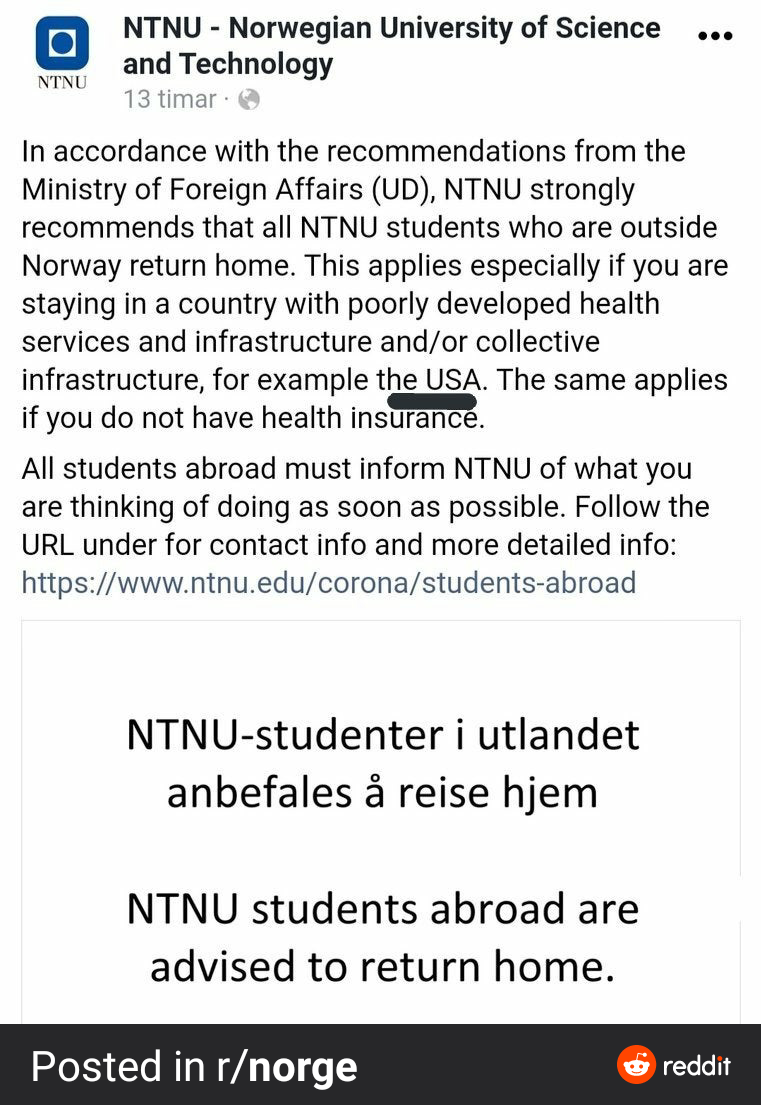 Norway's largest university sent this to all the students