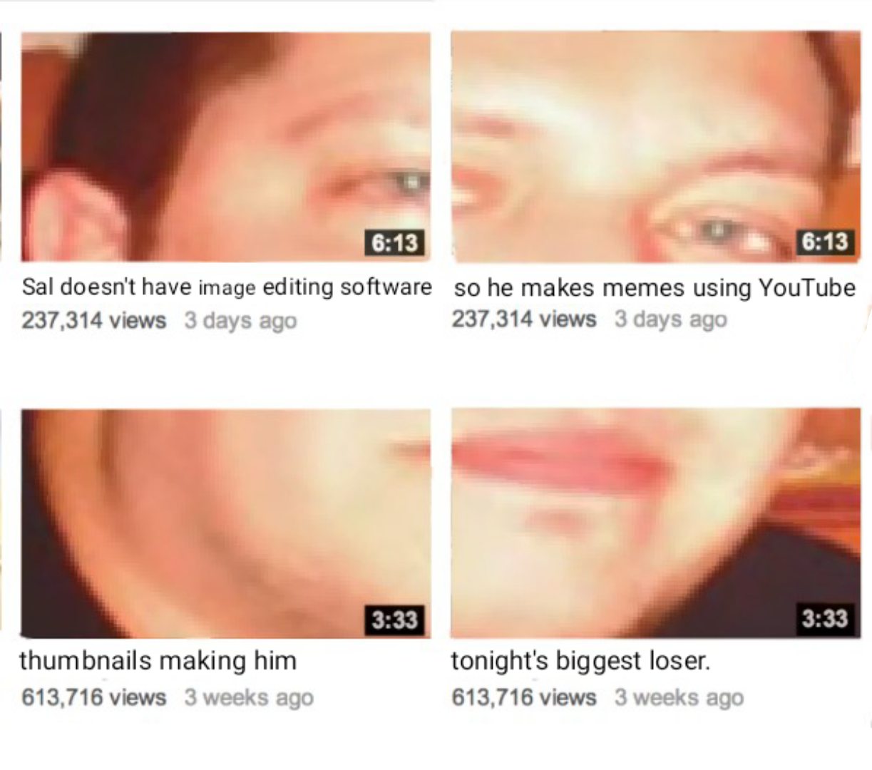 Poor Sal, cmon