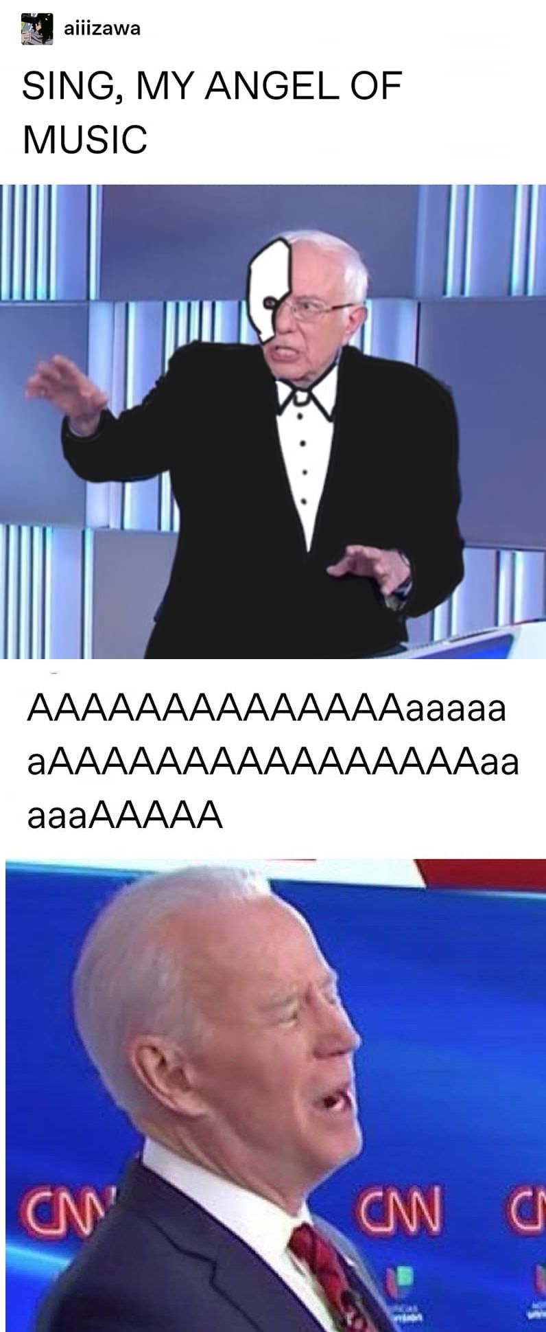 organ noises in the background