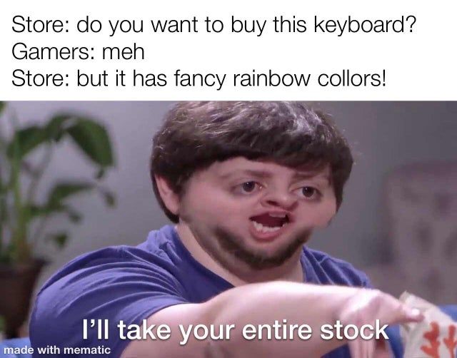 I never got that to tbh honest