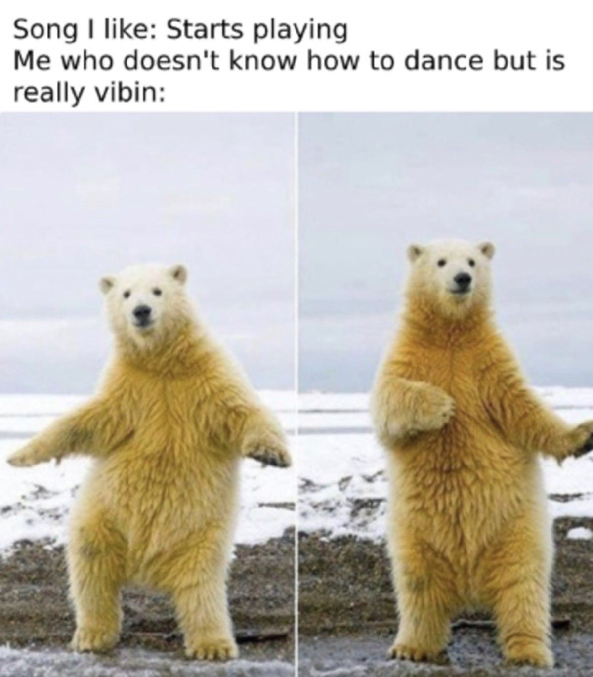 Feel the music and the movement will come