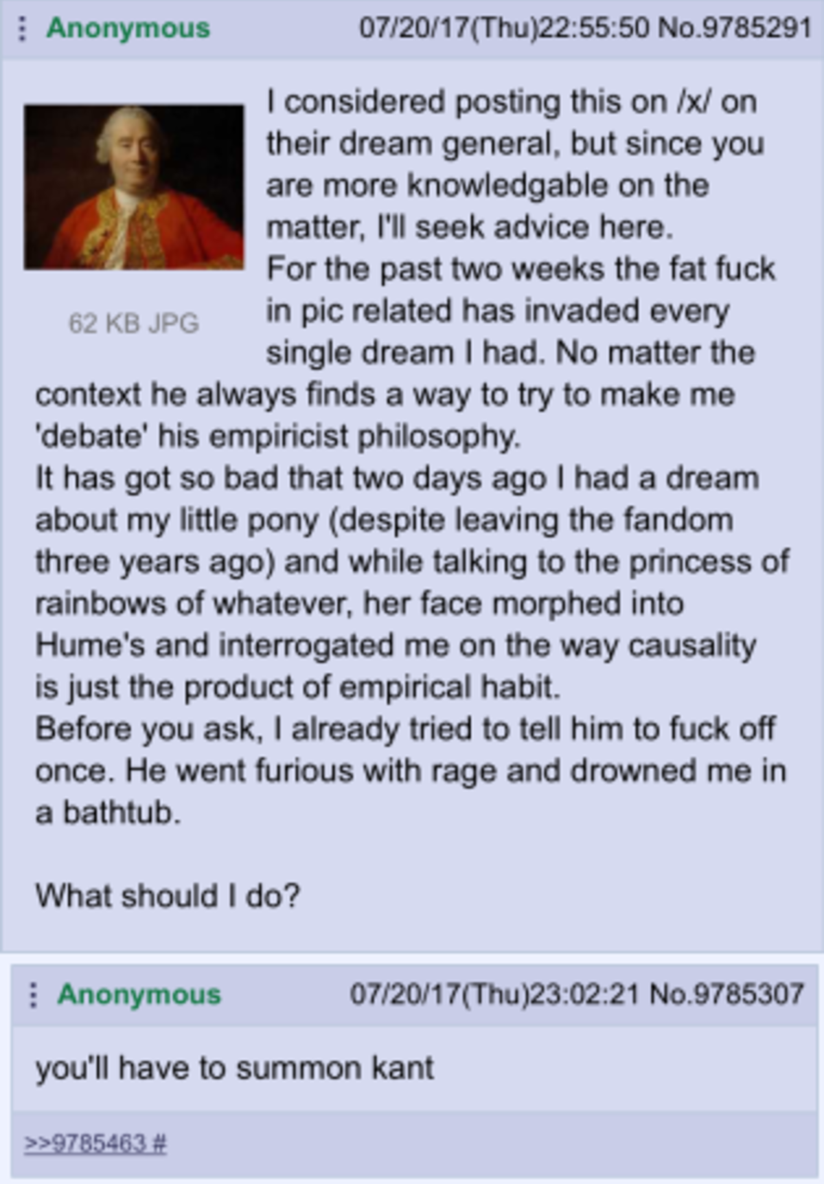Help me philosophy majors, is this something David Hume would do?