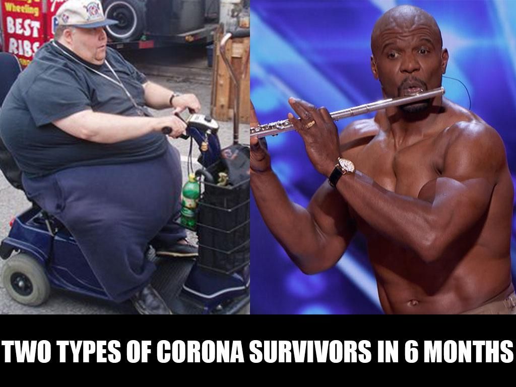Two types of corona survivors