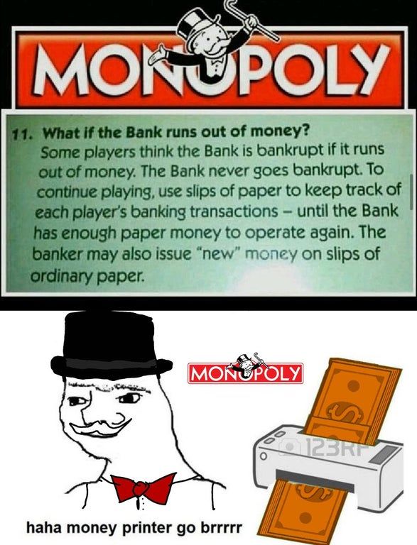 its like monopoly money!