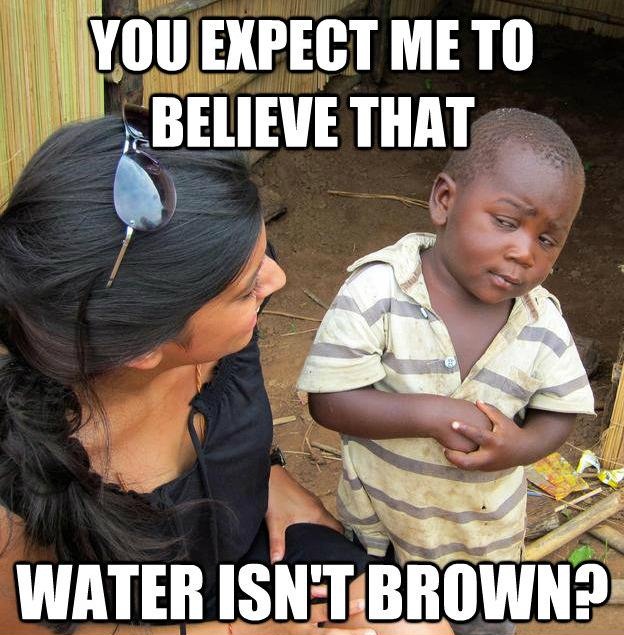 Skeptical Third World Child