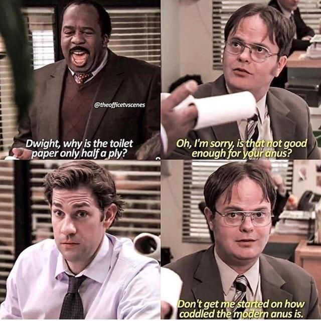 We all thought dwight was crazy...