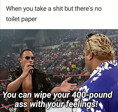 In light of the current toilet paper crisis, The Rock offers some electrifying advice