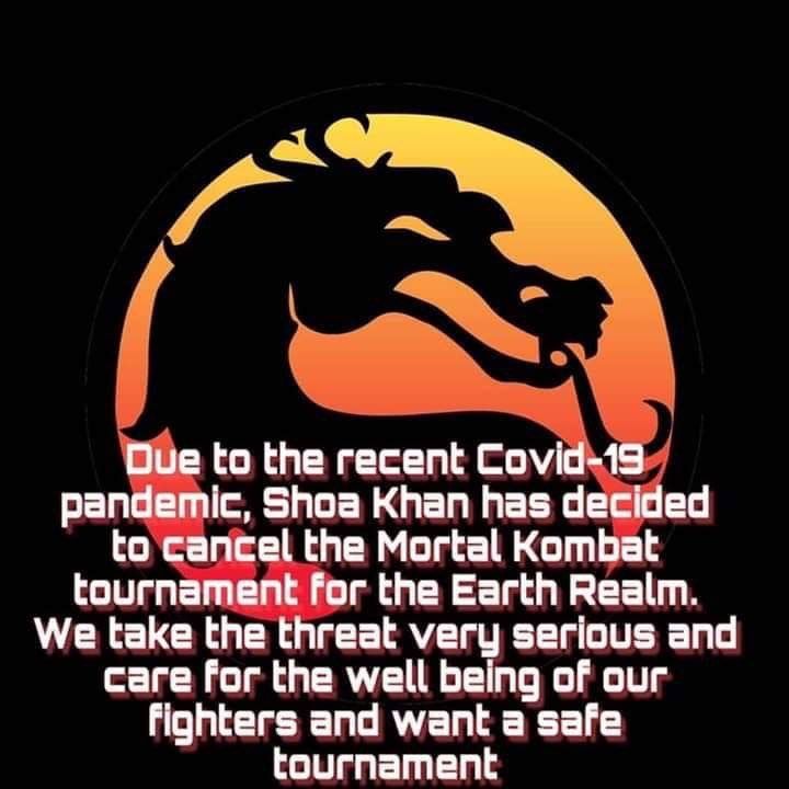 All the good events are cancelled