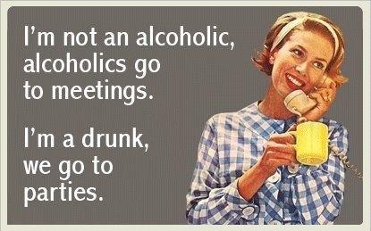 I'm not alcoholic!
