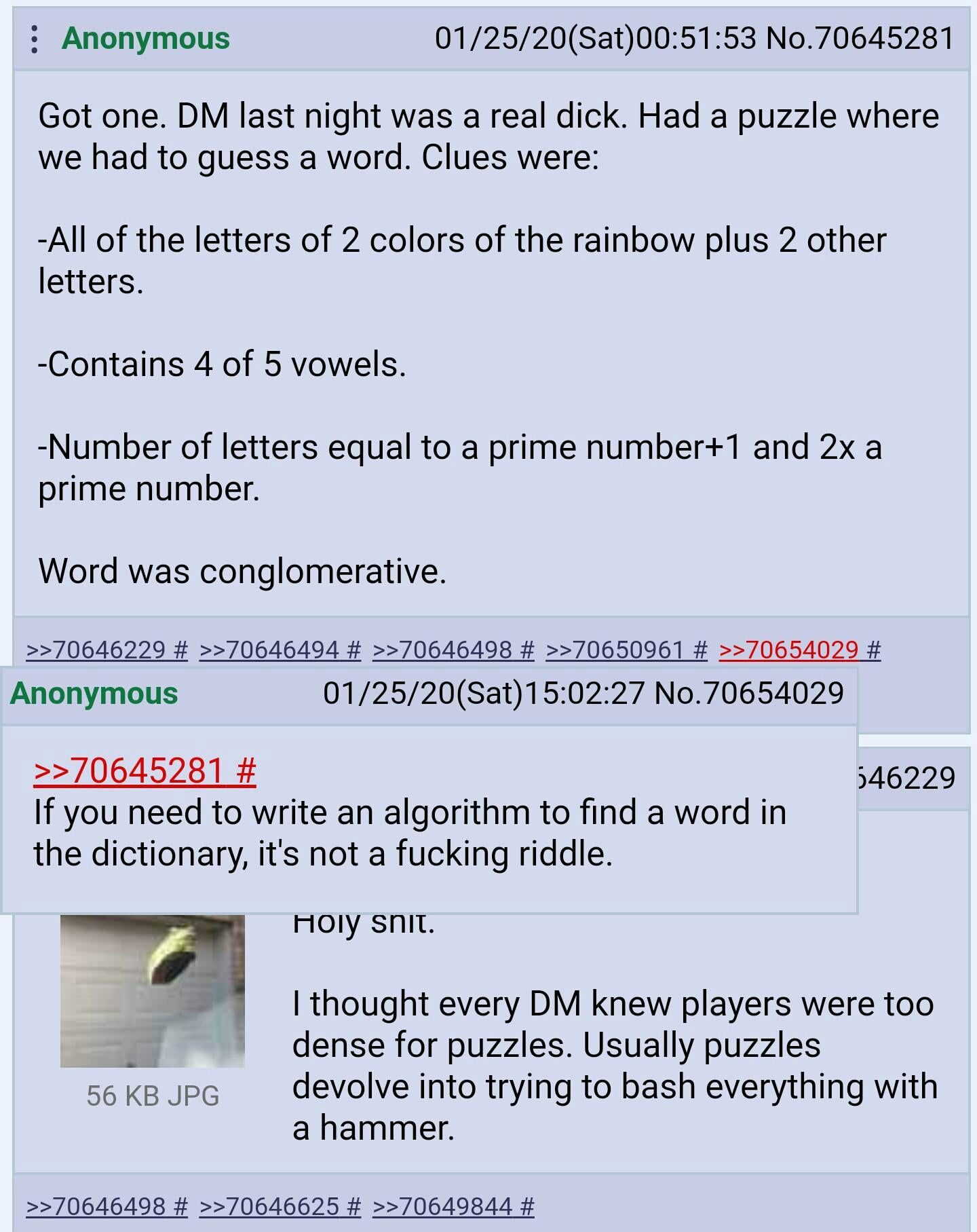 Anon gets a puzzle