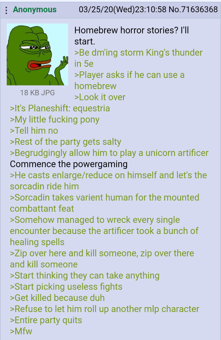 Anon's campaign gets ruined