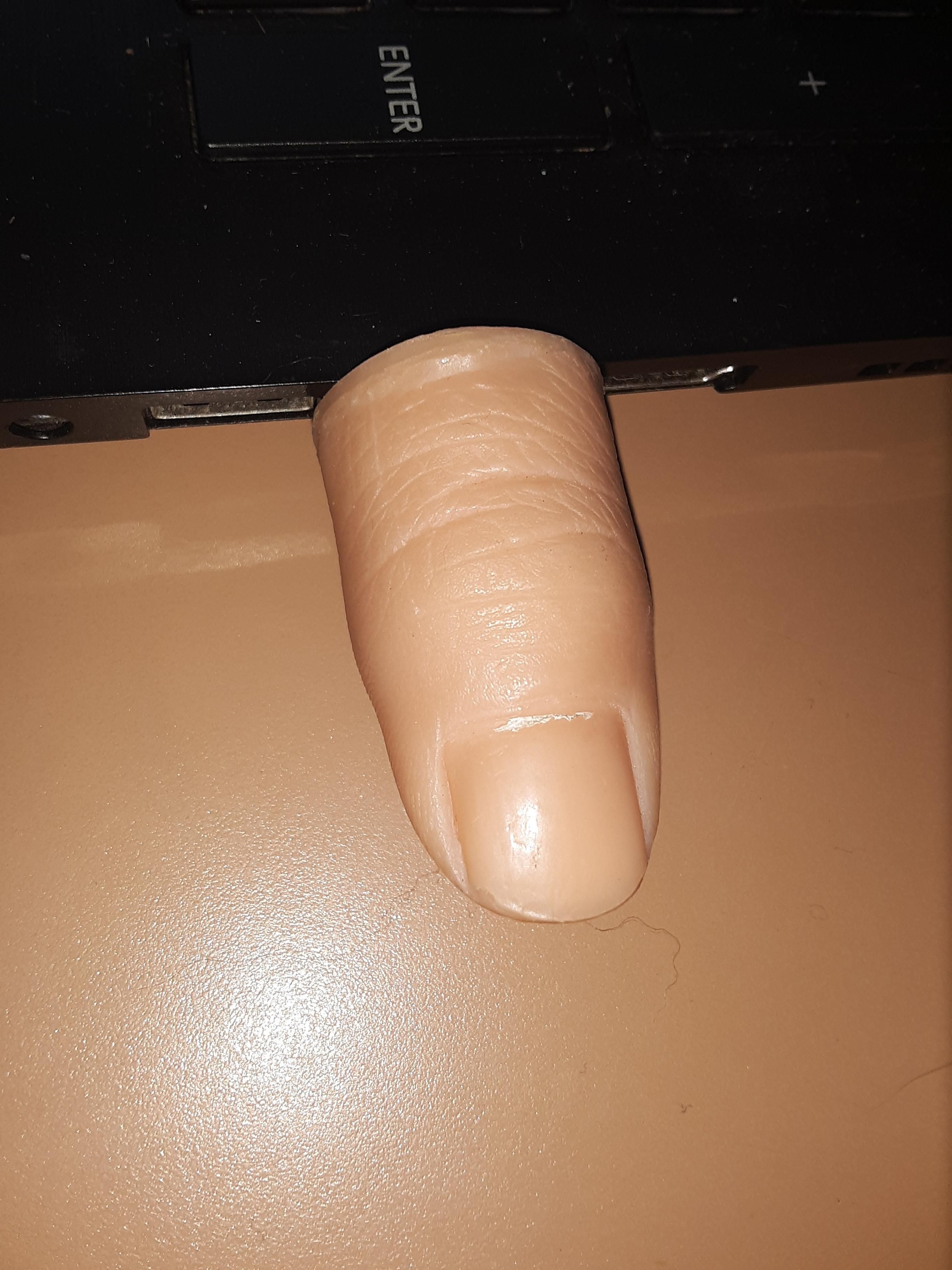 My partner doesn't appreciate my thumb drive.