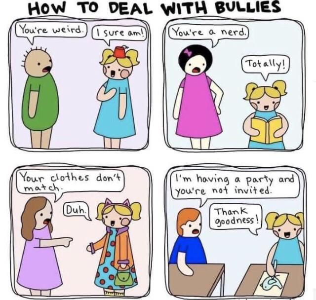 How to deal with bullies 101