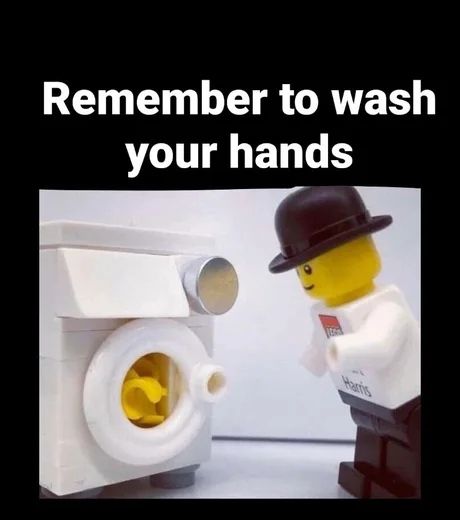 You can't touch your face if you have no hands (or no face)