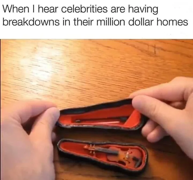 Big sad small violin