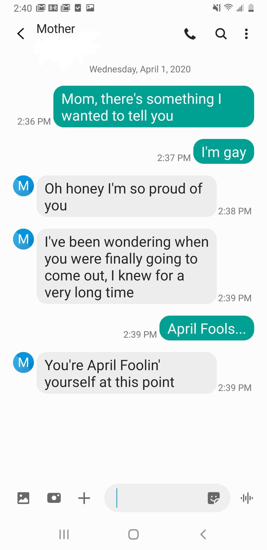 I am the April Fool